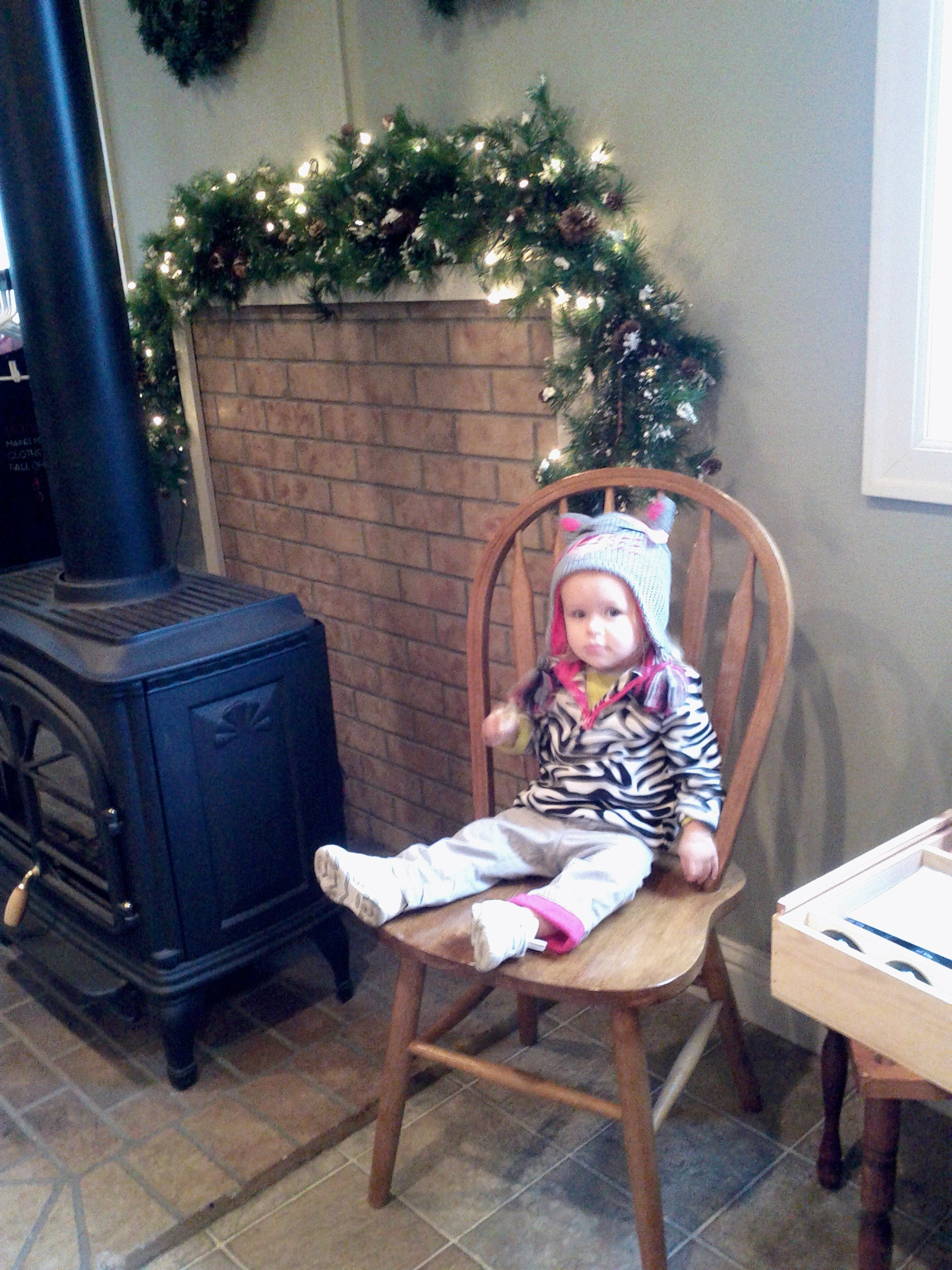 Sip and sit....good girl!