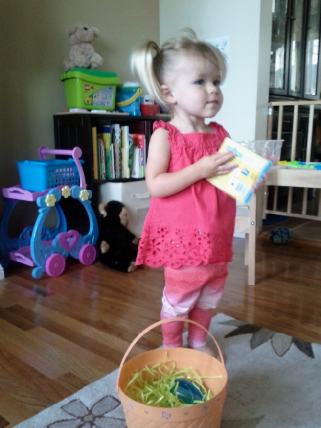 Happy girl had a great day.