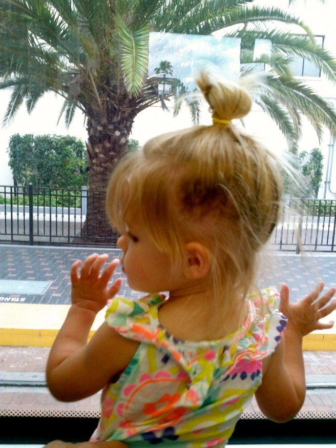 Trolley ride with mommy